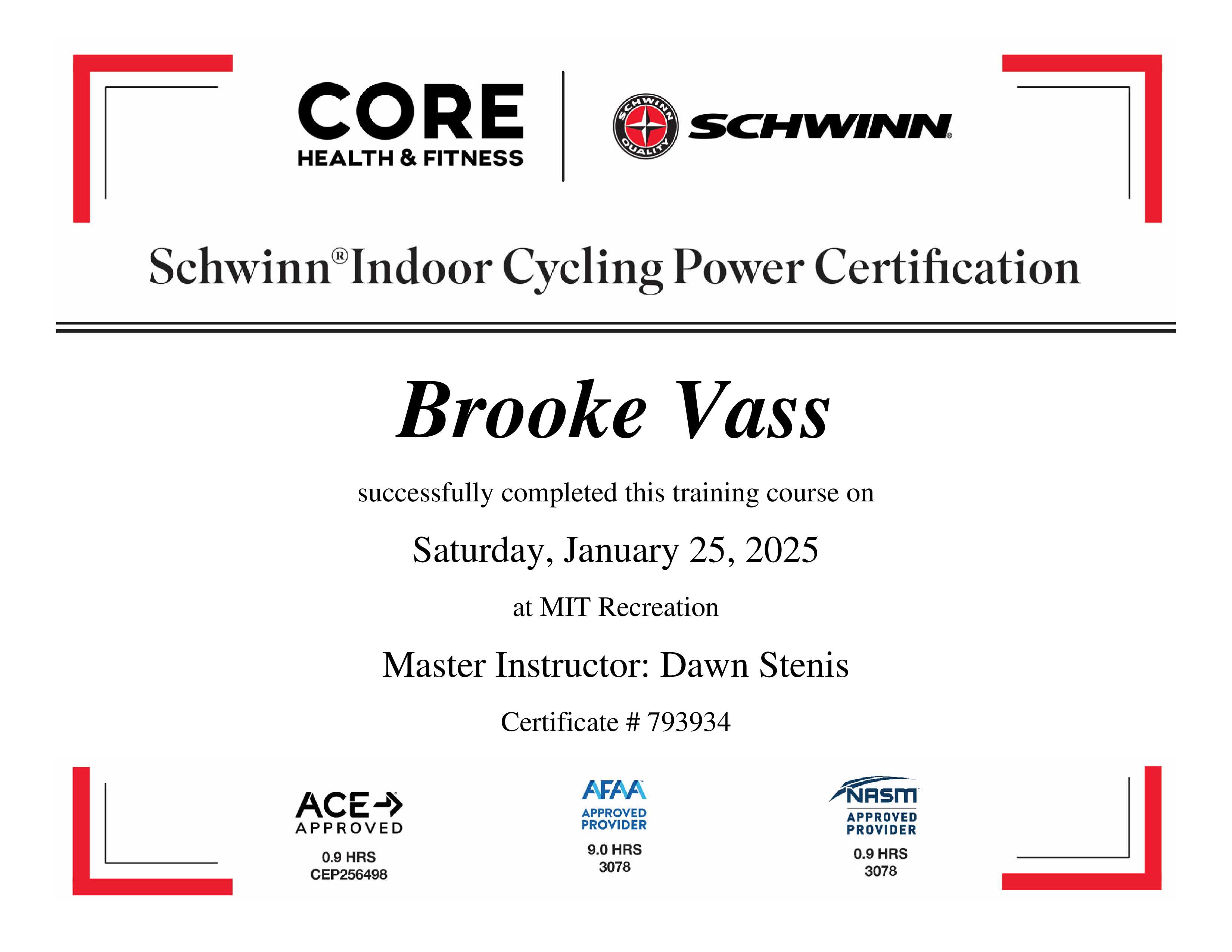 Certification 3